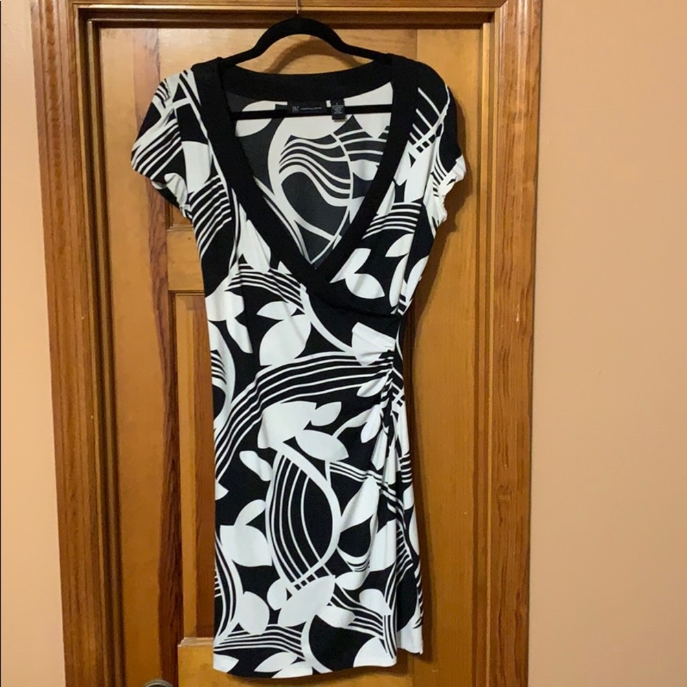 Black and white dress